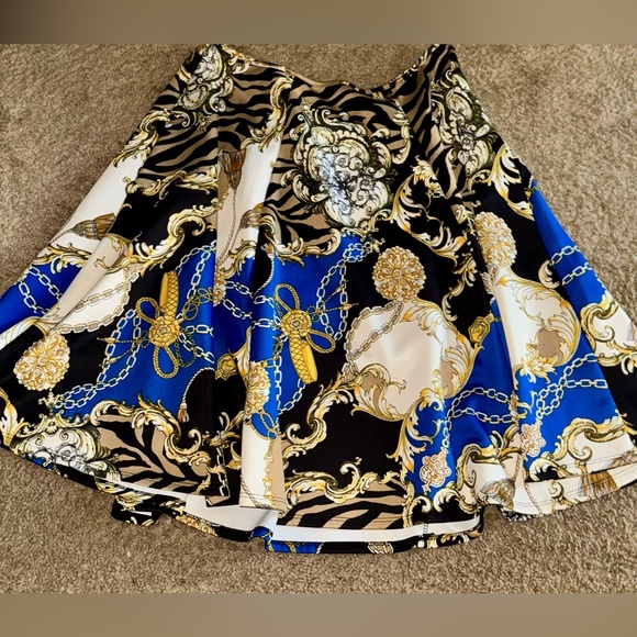 Paisley Flare Skirt - Picture 2 of 6